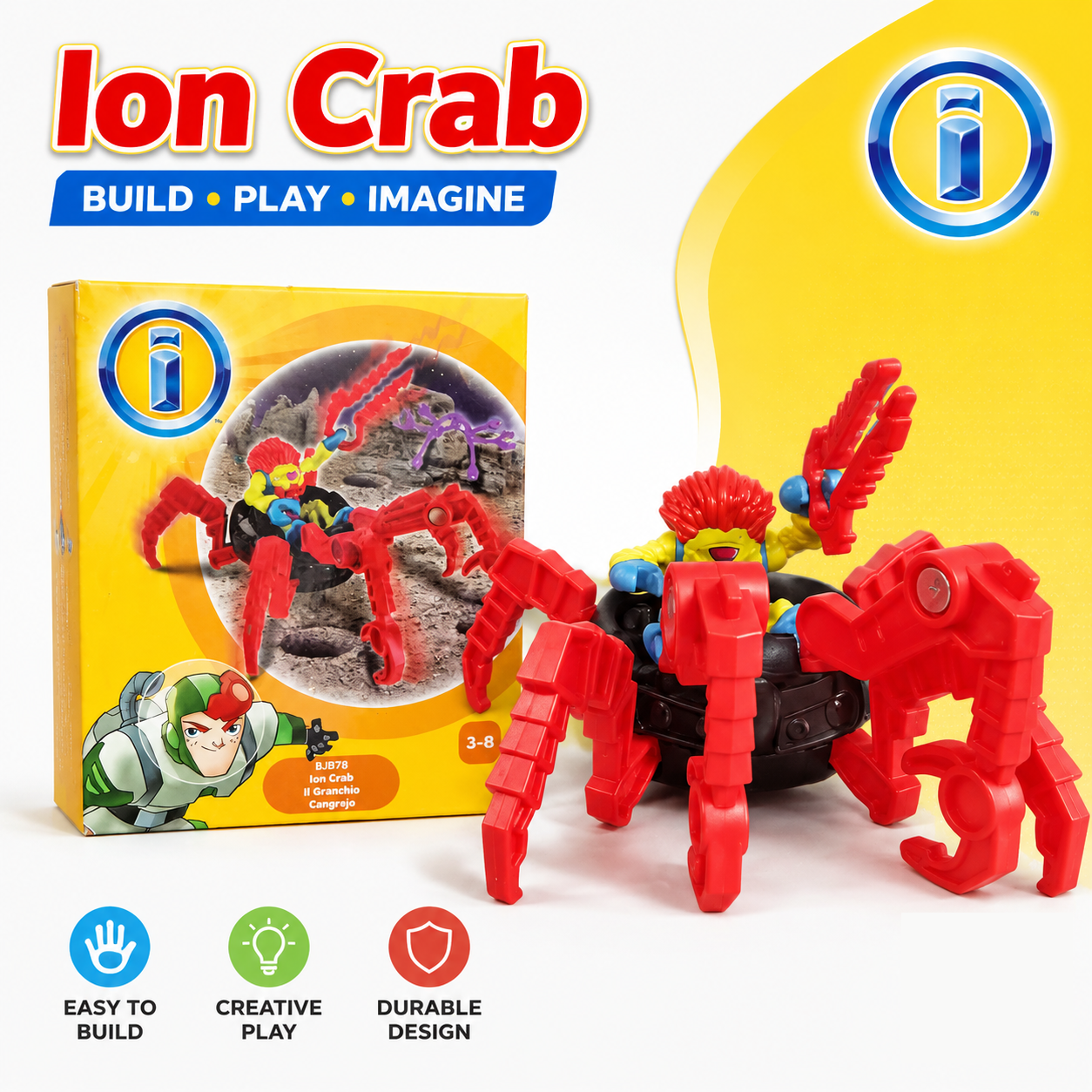 Vintage And Collectible Items - Imaginext 2013 First Edition Ion Crab