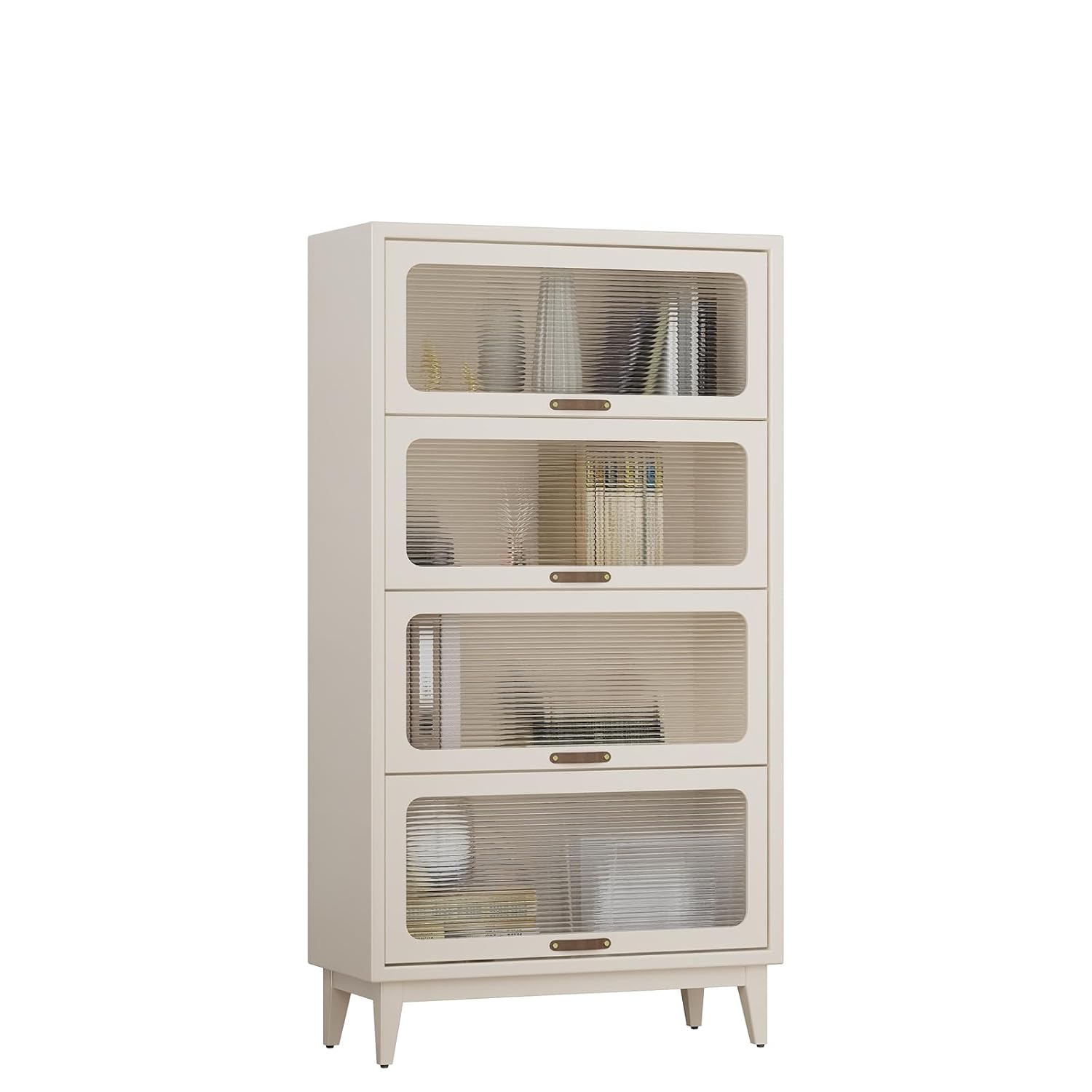 Collectible Collection - 60'H Solid Wood Bookcase,4 Tier Tall