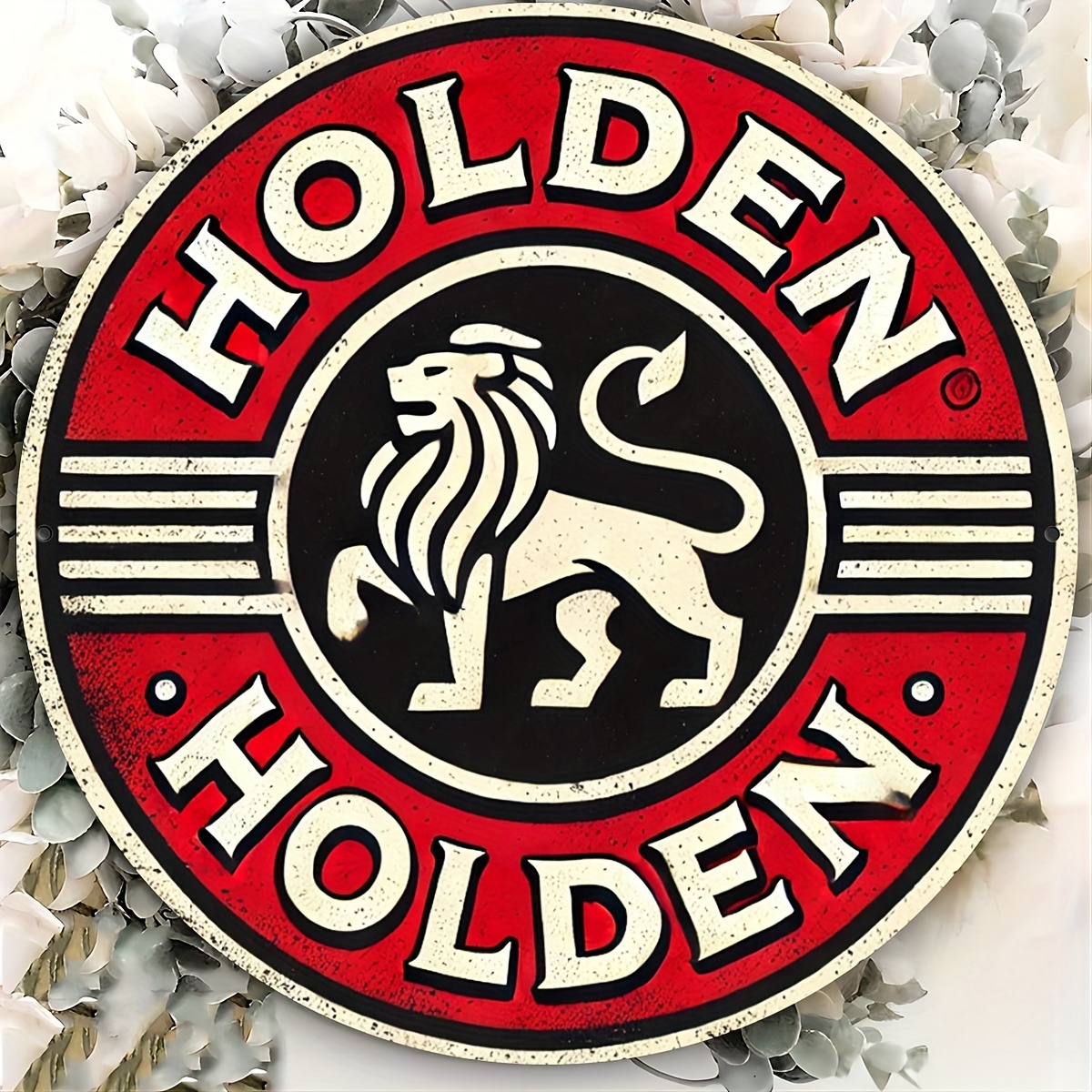 Vintage Collectible Plates - HOLDEN Vintage Metal Wall Art -
