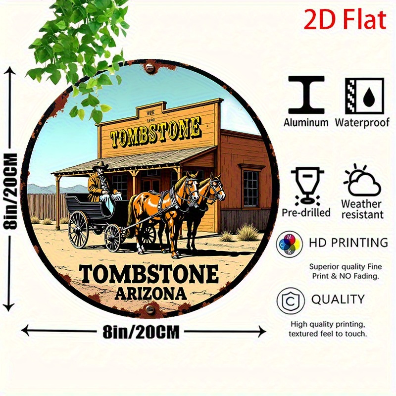 2D Flat, 1pc Vintage Western T - огляд і ціна Vintage Collectible Plates