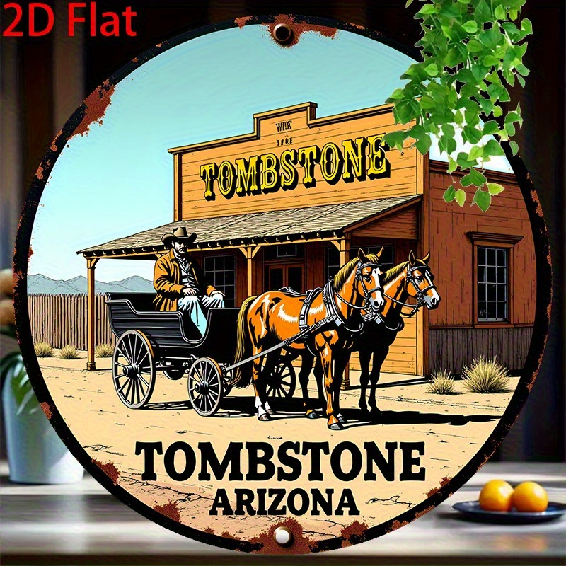 2D Flat, 1pc Vintage Western T - огляд і ціна Vintage Collectible Plates