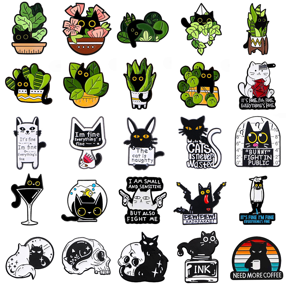 Cute Black Cat Collection Plan - огляд і ціна Collectible Vintage Wine