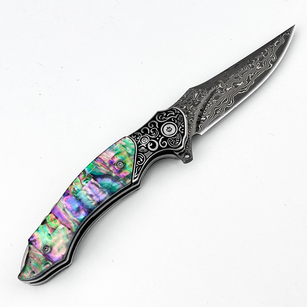 New Vintage Damascus Pattern B - огляд і ціна Vintage Collectible Pocket Knives