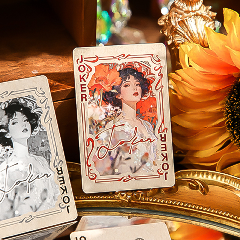 Mr.Paper 55pcs Gilded Flower D - огляд і ціна Vintage Collectible Playing Cards