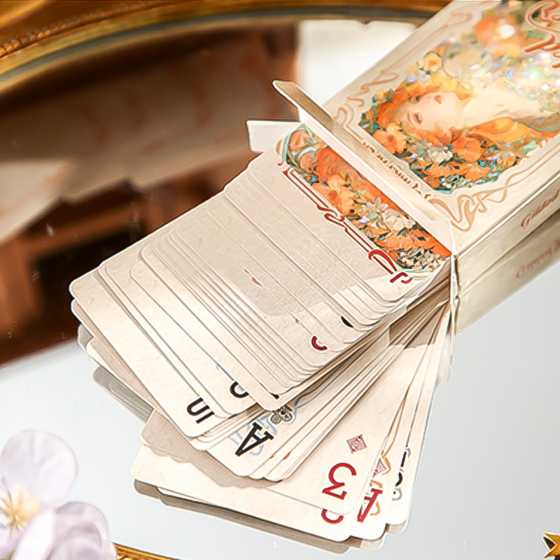 Mr.Paper 55pcs Gilded Flower D - огляд і ціна Vintage Collectible Playing Cards