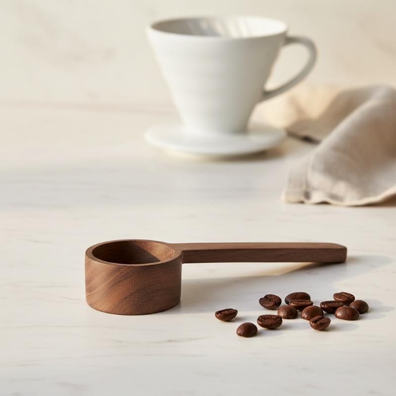 Wooden Coffee Measuring Spoon  - огляд і ціна Vintage Collectible Spoons