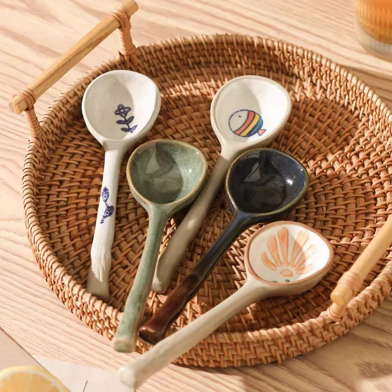 Hand-Painted Ceramic Spoons Co - огляд і ціна Vintage Collectible Spoons
