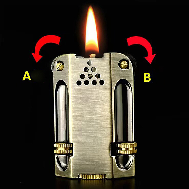 Vintage Zinc Alloy Dual Flint  - огляд і ціна Vintage Collectible Lighters