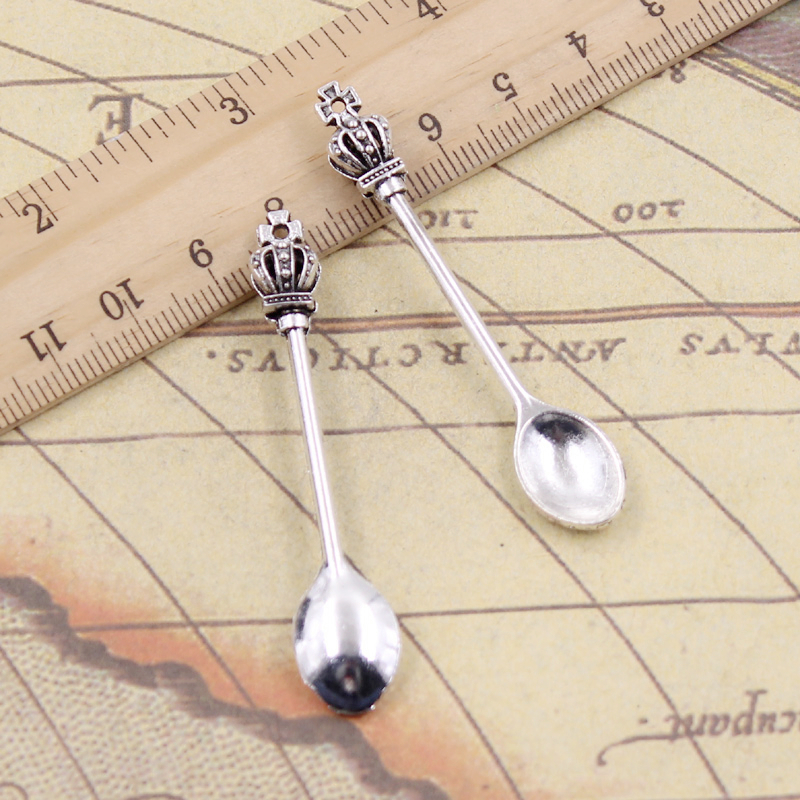 10pcs Charms Kitchen Crown Spo - огляд і ціна Vintage Collectible Spoons