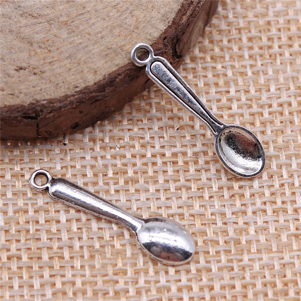 WYSIWYG 40pcs 24x6mm Charms Ki - огляд і ціна Vintage Collectible Spoons