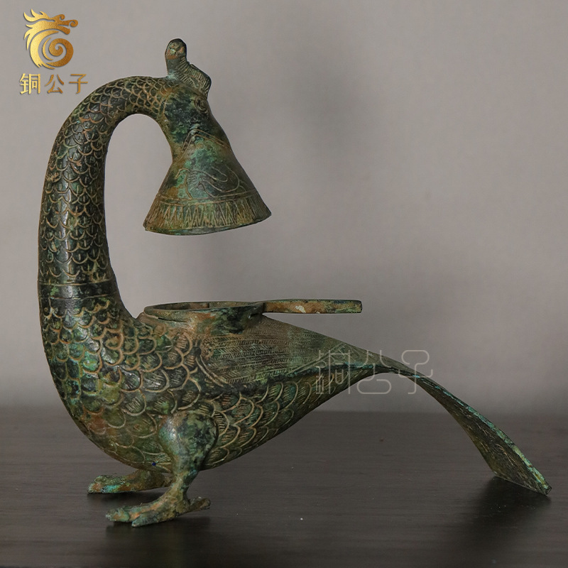 Long-Tailed Phoenix Bird Lamp  - огляд і ціна Collectible Vintage Lamps