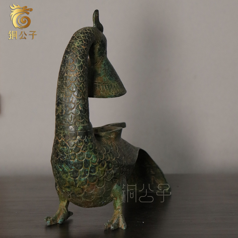 Long-Tailed Phoenix Bird Lamp  - огляд і ціна Collectible Vintage Lamps