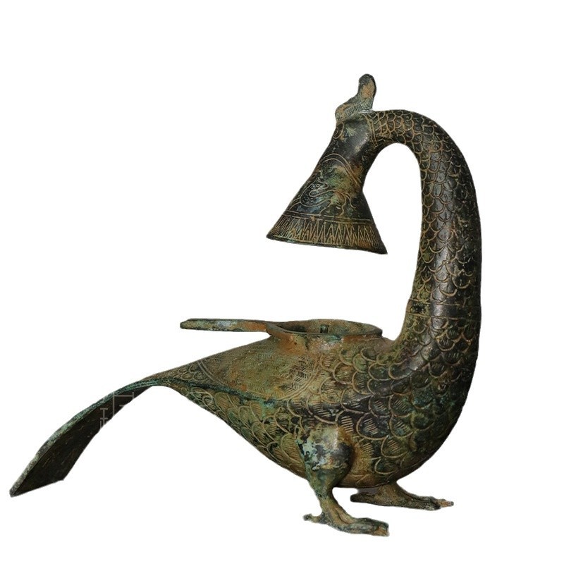 Long-Tailed Phoenix Bird Lamp  - огляд і ціна Collectible Vintage Lamps