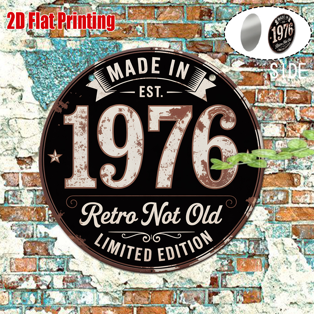 2D Flat, 1pc 1976 Vintage Meta - огляд і ціна Vintage Collectible Plates