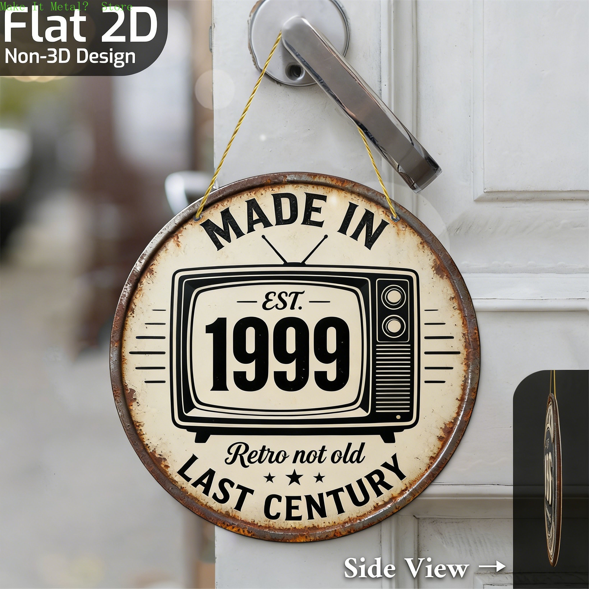 Vintage Made In 1999 Retro TV  - огляд і ціна Vintage Collectible Plates