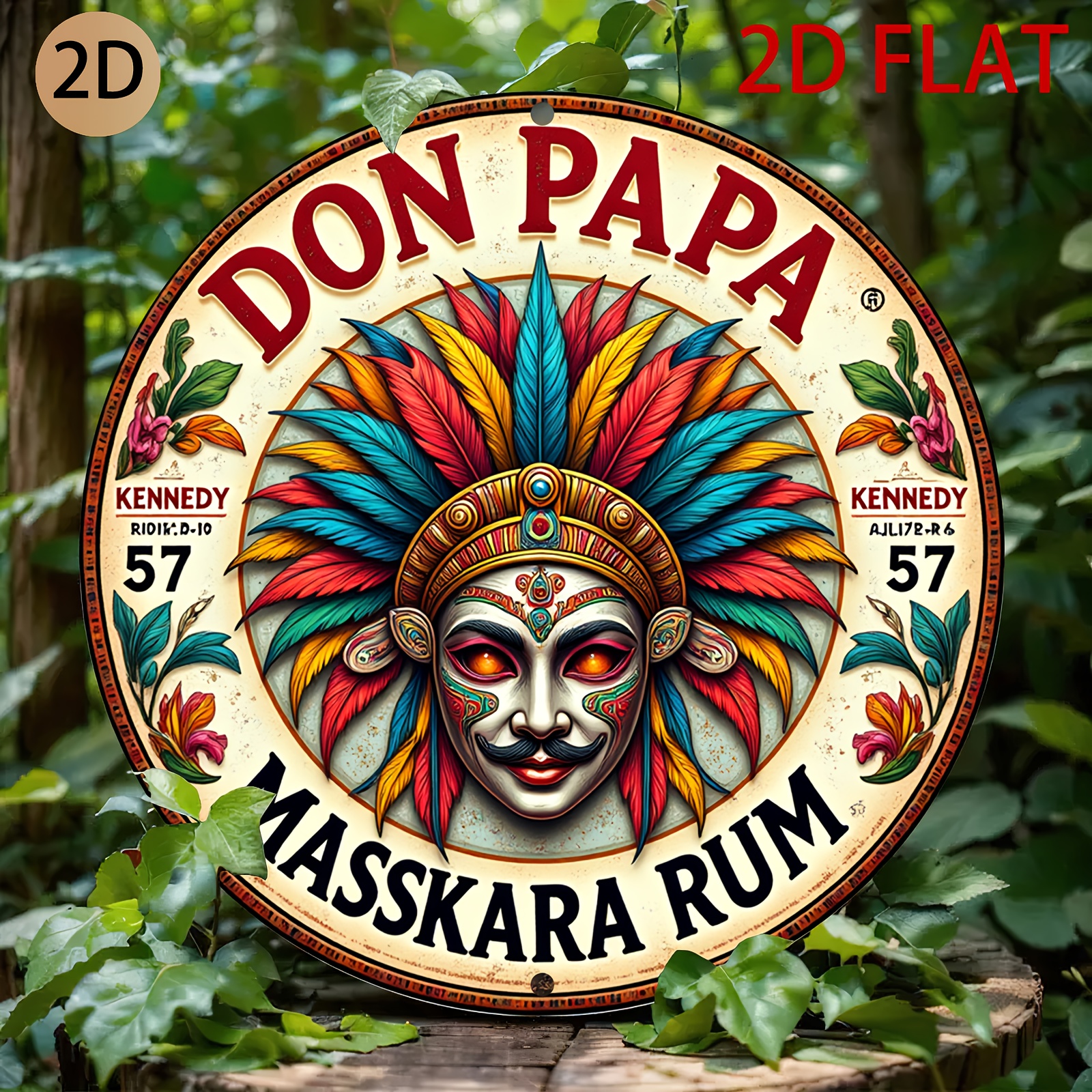 Vintage Don Papa Masskara Rum  - огляд і ціна Vintage Collectible Plates