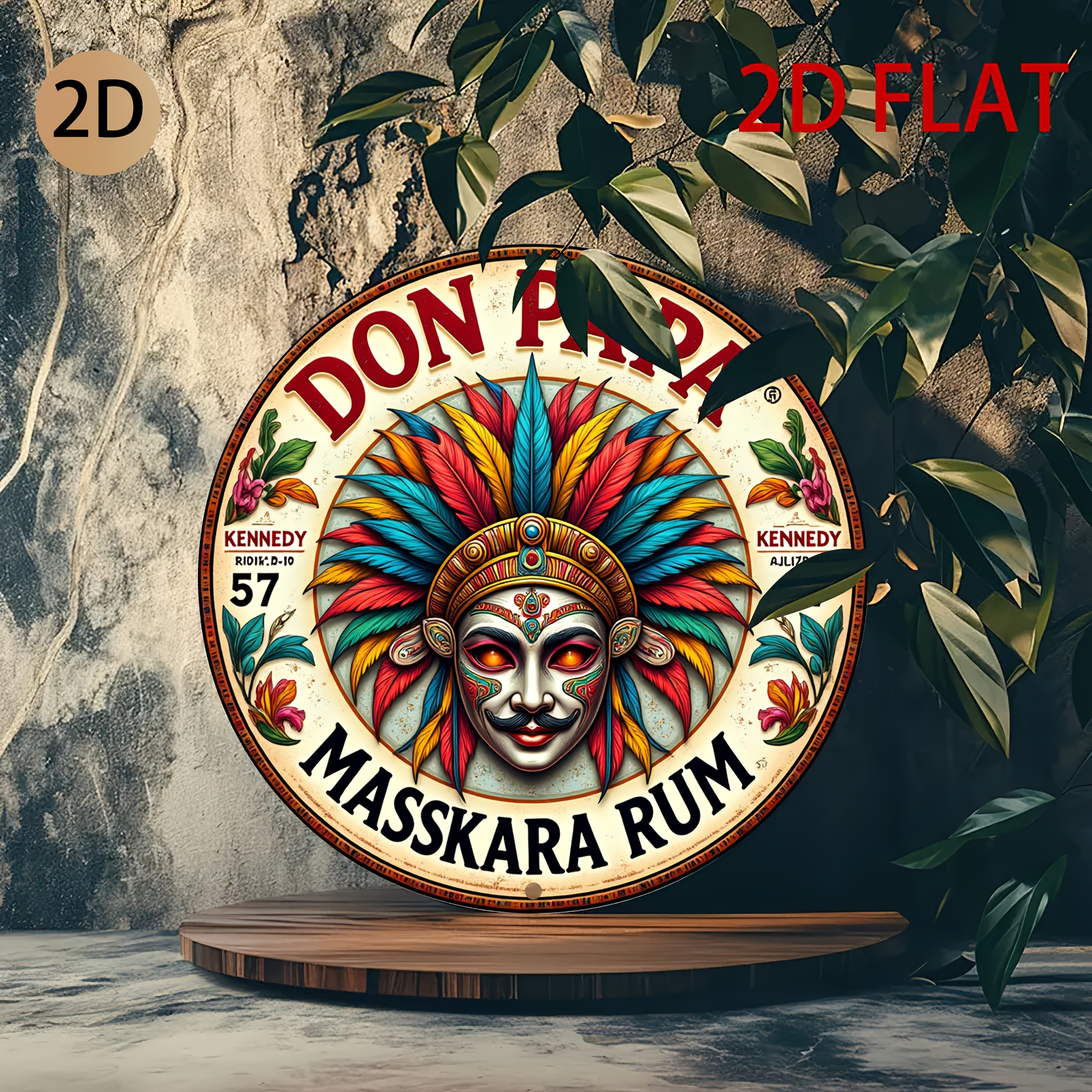 Vintage Don Papa Masskara Rum  - огляд і ціна Vintage Collectible Plates