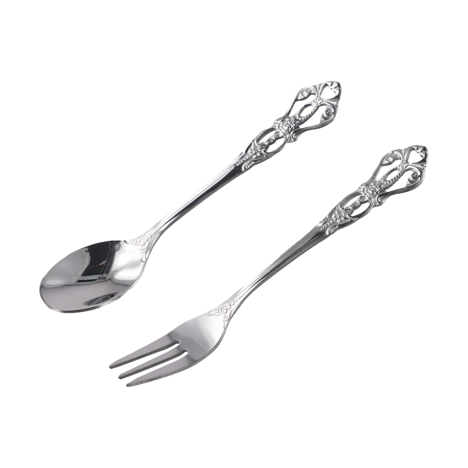 1 Pair Vintage Gold Spoon Fork - огляд і ціна Vintage Collectible Spoons