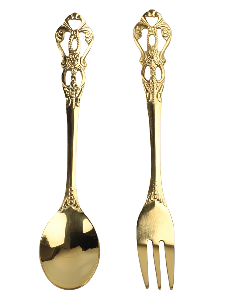 1 Pair Vintage Spoons Fork Min - огляд і ціна Vintage Collectible Spoons