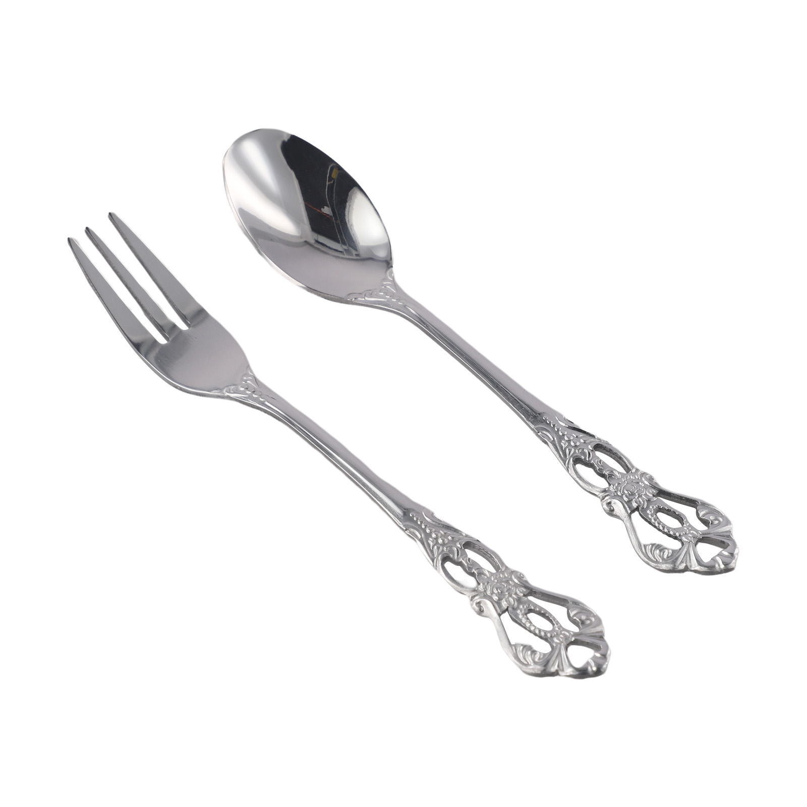 1 Pair Vintage Spoons Fork Min - огляд і ціна Vintage Collectible Spoons