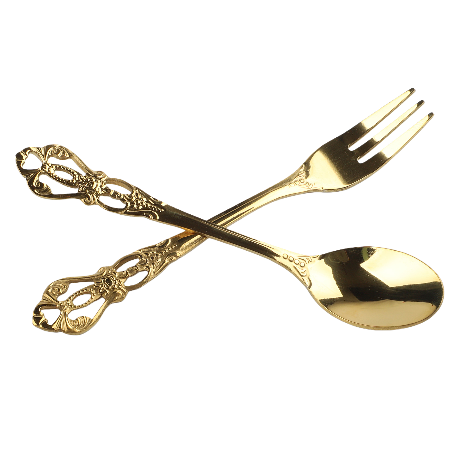 1 Pair Vintage Spoons Fork Min - огляд і ціна Vintage Collectible Spoons