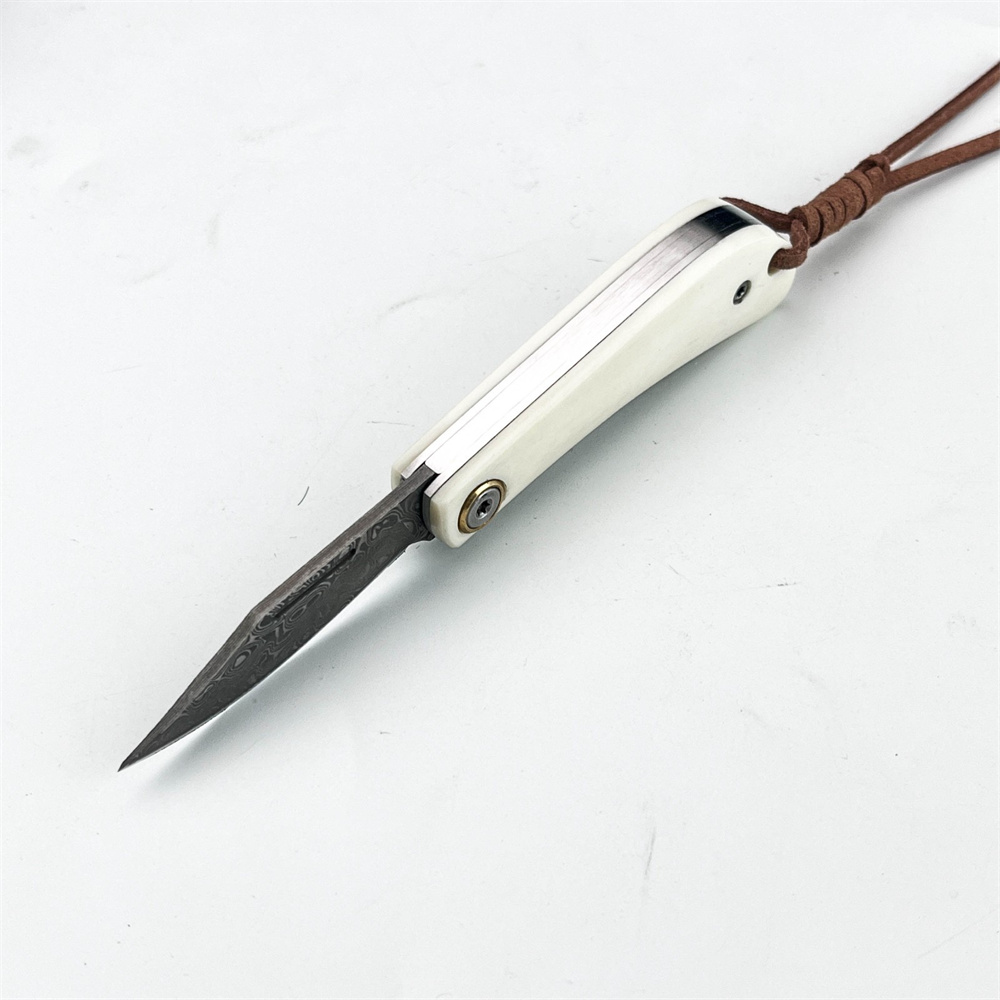 Compact Vintage EDC Damascus F - огляд і ціна Vintage Collectible Pocket Knives
