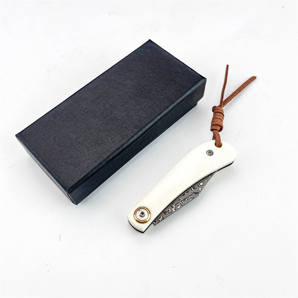 Compact Vintage EDC Damascus F - огляд і ціна Vintage Collectible Pocket Knives
