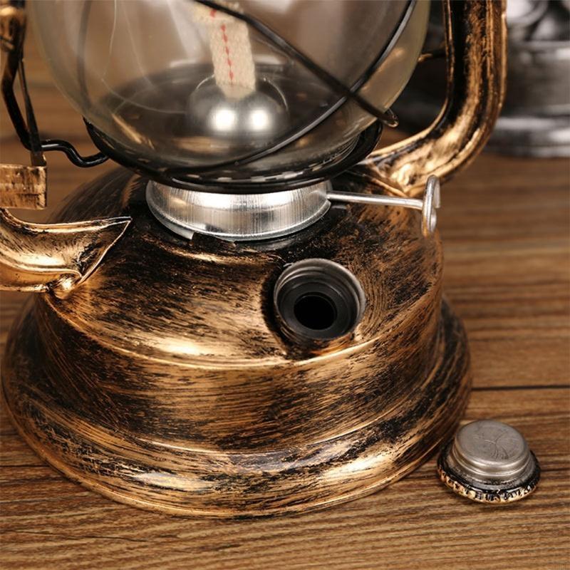 62KD Vintage Metal Oil Lamp Po - огляд і ціна Collectible Vintage Lamps