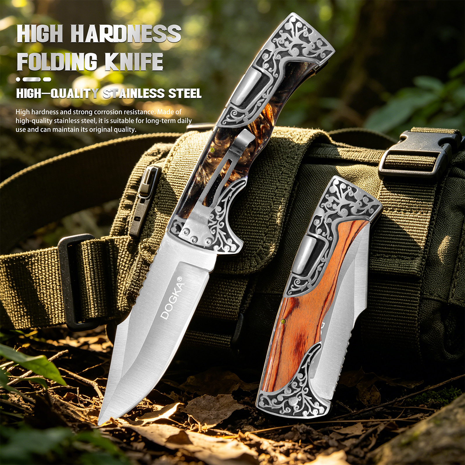 Two Styles Vintage Carved Meta - огляд і ціна Vintage Collectible Pocket Knives