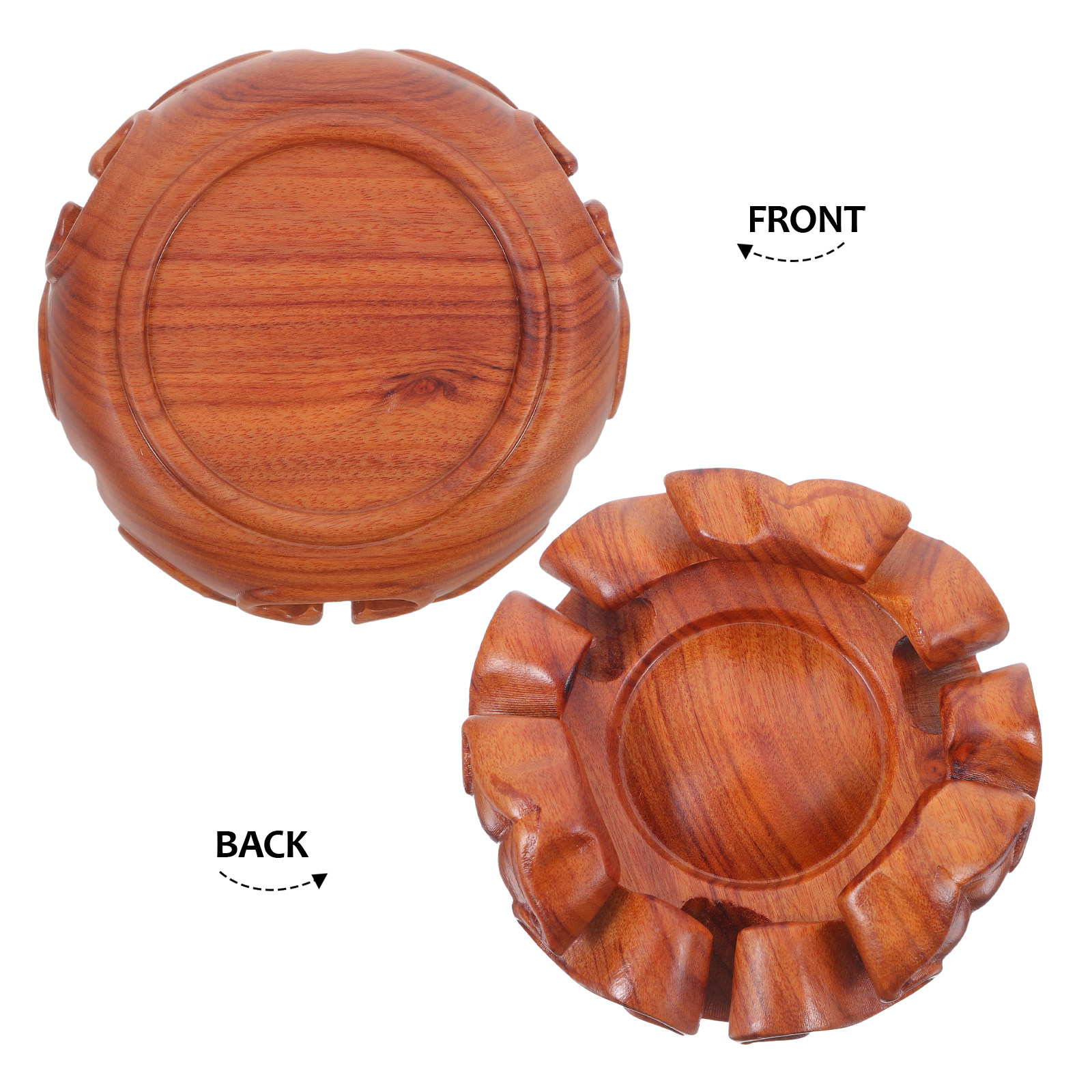 Vintage Carved Wooden Round Di - огляд і ціна Collectible Vintage Lamps