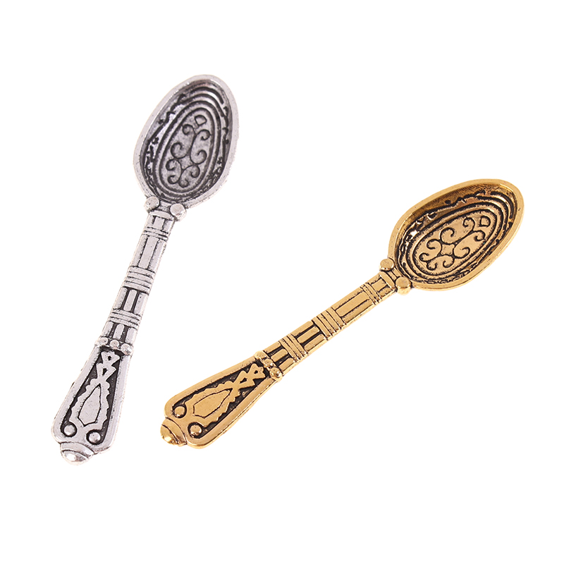 10Pcs/Set 1:12 Dollhouse Minia - огляд і ціна Vintage Collectible Spoons