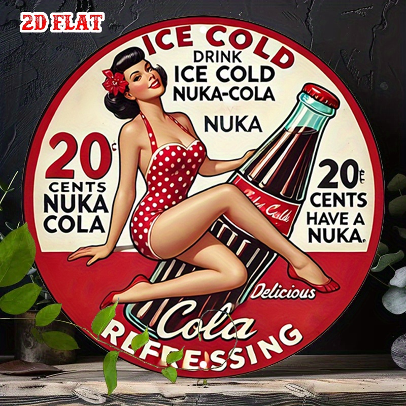 2D Flat, 1pc Retro Pin-Up 7.87 - огляд і ціна Vintage Collectible Plates