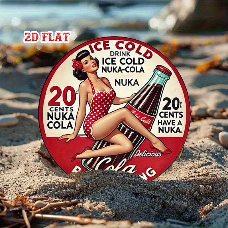2D Flat, 1pc Retro Pin-Up 7.87 - огляд і ціна Vintage Collectible Plates