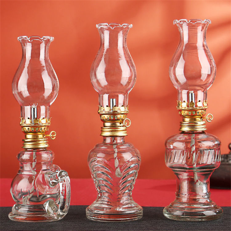Glass Oil Lamp Classic Retro V - огляд і ціна Collectible Vintage Lamps