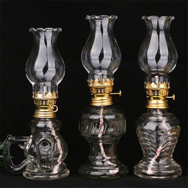 Glass Oil Lamp Classic Retro V - огляд і ціна Collectible Vintage Lamps