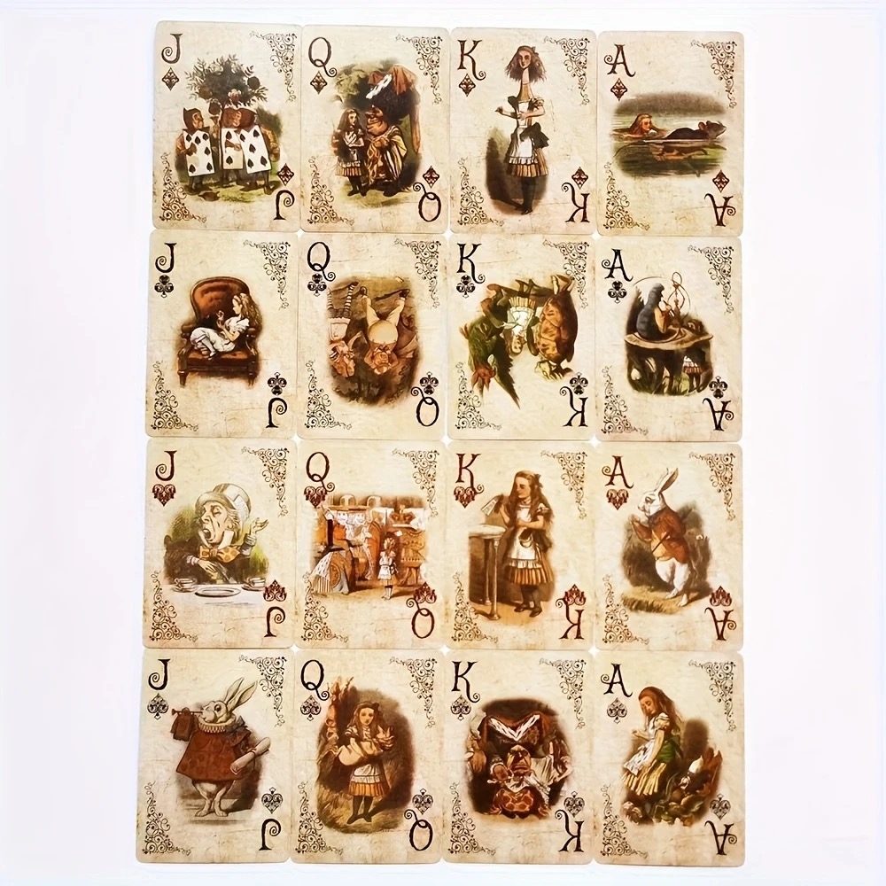 54PCS Alice Vintage Paper Poke - огляд і ціна Vintage Collectible Playing Cards