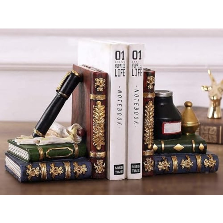 25389 Bookends Antiques Pen In - огляд і ціна Collectible Vintage Lamps