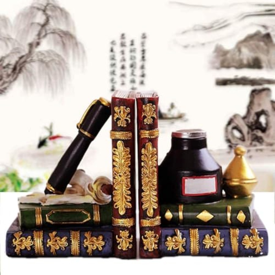 25389 Bookends Antiques Pen In - огляд і ціна Collectible Vintage Lamps