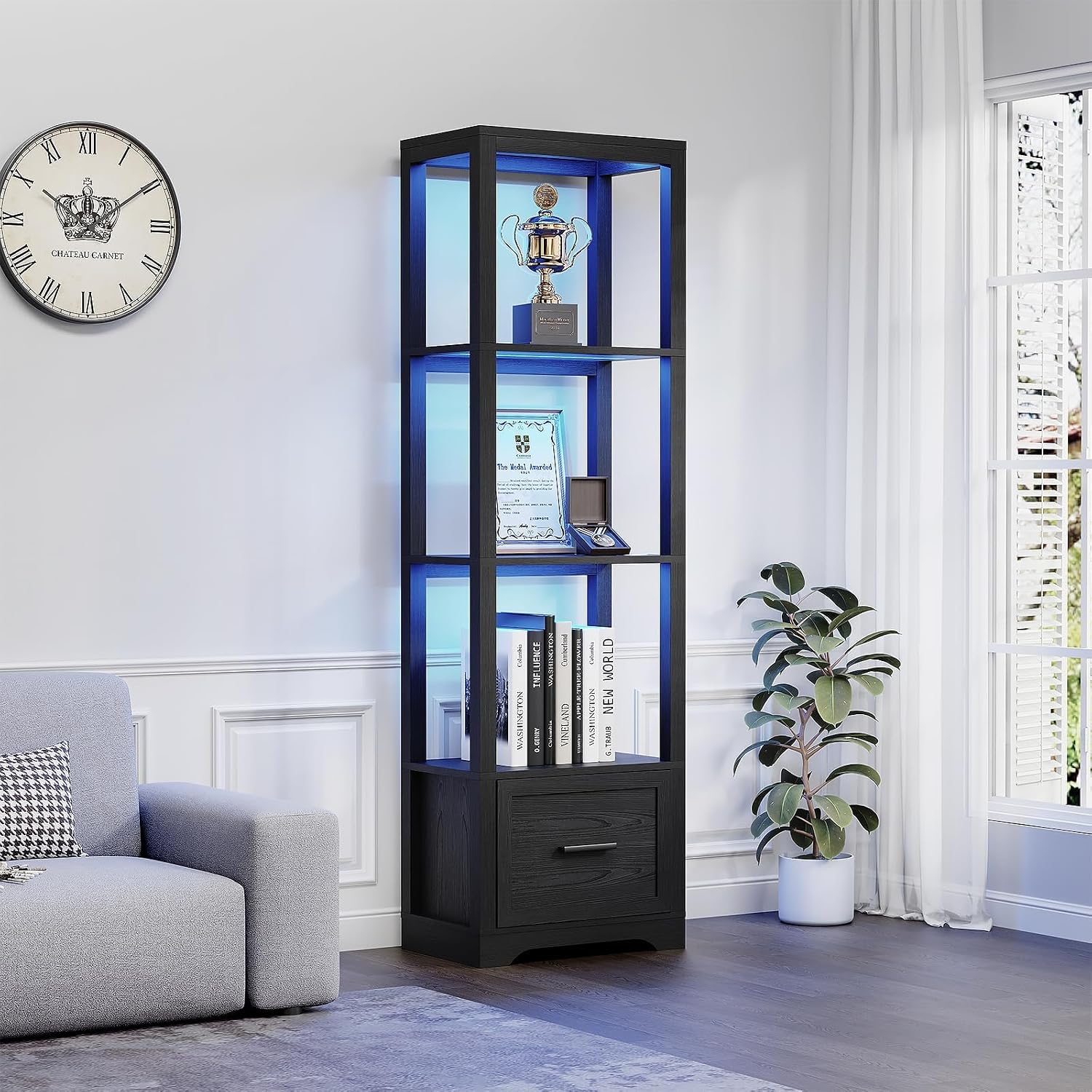 3-Color LED Display Shelf with - огляд і ціна Collectible Collection