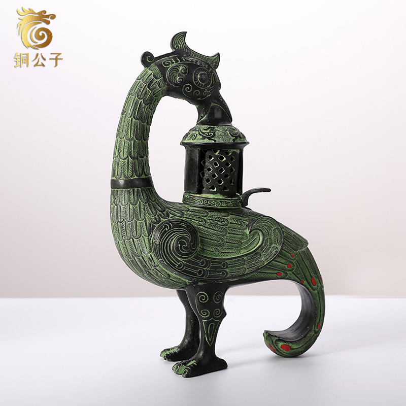 Phoenix Bird Antique Bronze Cr - огляд і ціна Collectible Vintage Lamps