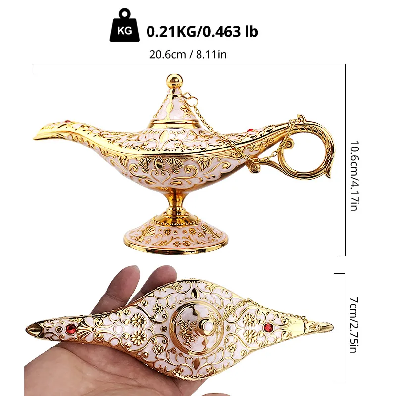 22cm Ornament Aladdin-Lamp Col - огляд і ціна Collectible Vintage Lamps