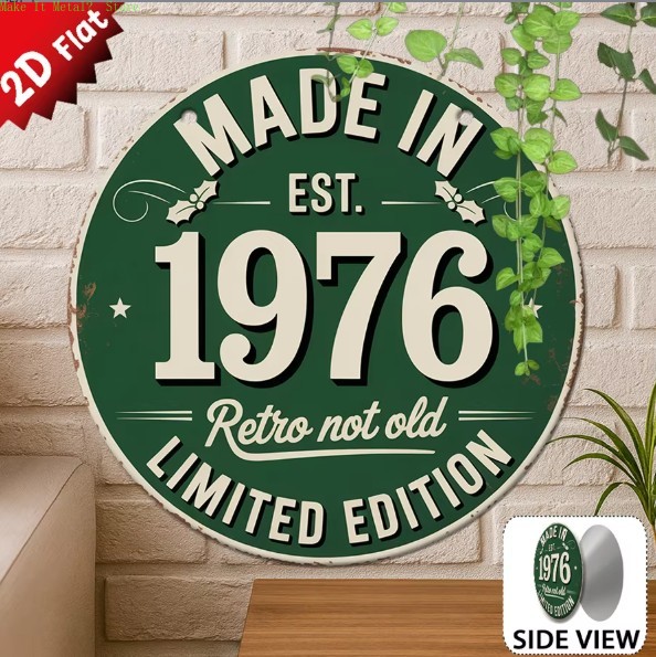 Made in 1976 Retro Not Old 2D  - огляд і ціна Vintage Collectible Plates