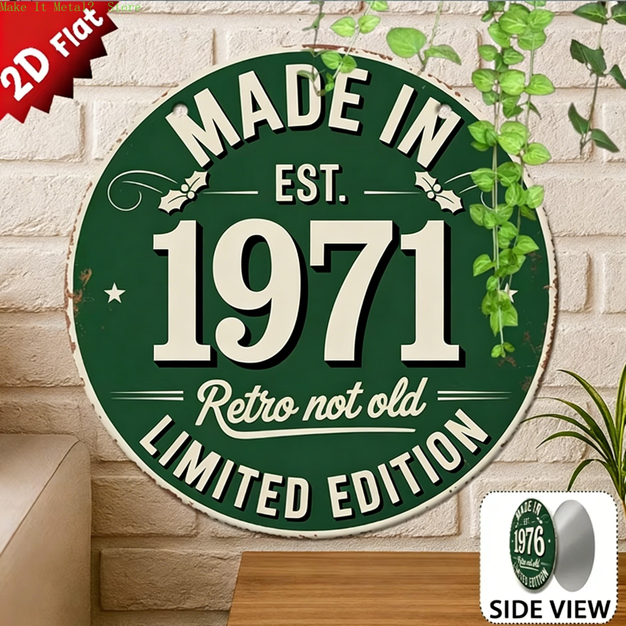 Made in 1976 Retro Not Old 2D  - огляд і ціна Vintage Collectible Plates